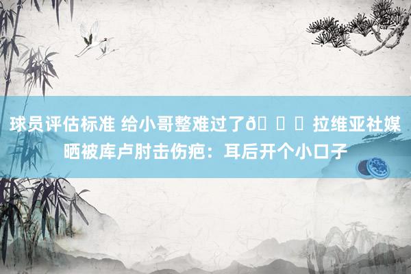 球员评估标准 给小哥整难过了😅拉维亚社媒晒被库卢肘击伤疤：耳后开个小口子